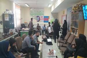 برگزاری برنامه غربالگری قند و فشار خون به همراه آموزش CPR در آموزشگاه شهید سلیمانی به مناسبت هفته سلامت