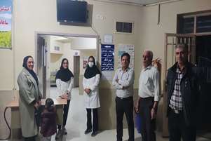 بازدید مسئول ستاد توسعه و گسترش شبکه بهداشت از شیفت عصر مرکز جایدشت هم‌زمان با آغاز ارائه خدمات