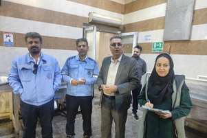 بازدید مشترک کارشناسان بهداشت حرفه‌ای و محیط از منطقه عملیاتی آغار