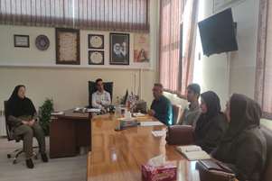 بررسی عملکرد ۶ ماهه حوزه بهداشت محیط با حضور رییس شبکه بهداشت