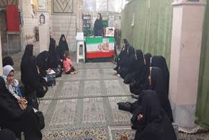 برگزاری جلسه آموزشی به مناسبت هفته سلامت بانوان در مسجدالنبی فیروزآباد