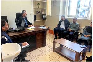 بازدید سرپرست شبکه بهداشت و درمان شهرستان فیروزآباد از مرکز آموزش عالی سلامت 