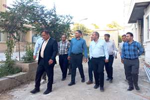 تحول در زیرساخت‌های سلامت فیروزآباد؛ بازدید راهبردی از پروژه استراتژیک احداث ساختمان ستاد شبکه بهداشت و درمان 