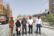 بازدید میدانی کارشناسان بهداشت حرفه ای از کارخانه‌های کربنات سدیم کاوه و ساچی در فیروزآباد با هدف ارزیابی ایمنی محیط کار