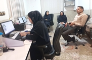 نظارت میدانی سرپرست شبکه بهداشت فیروزآباد بر عملکرد دیسپچ فوریت‌های پزشکی فیروزآباد