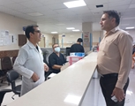 نظارت شبانه بر کیفیت خدمات درمانی؛ بازدید سرزده سرپرست شبکه بهداشت فیروزآباد از بیمارستان حضرت قائم (عج) 