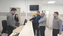 نظارت میدانی دکتر احمدی بر عملکرد کلینیک تخصصی قائم(عج) فیروزآباد 