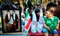 برپایی میز خدمت سلامت در آیین شیرخوارگان حسینی فیروزآباد / ۹۰ ویزیت رایگان و ۱۴۰ پایش سلامت 