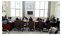برگزاری جلسه ی اعضای مجتمع آموزش عالی سلامت با سرپرست شبکه بهداشت درمان شهرستان فیروزآباد
