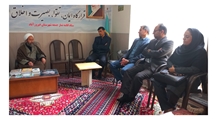 دیدار مدیران شبکه بهداشت و درمان شهرستان با امام جمعه فیروزآباد
