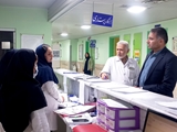 بازدید شبانه سرپرست شبکه بهداشت و درمان شهرستان فیروزآباد از بیمارستان حضرت قائم (عج) 