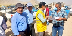 بازدید مشترک مرکز بهداشت و شبکه دامپزشکی  در شهرستان فیروزآباد